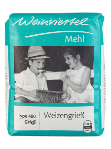 Weinviertelmehl Weizengrieß, Type 480