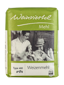 Weinviertelmehl Weizenmehl griffig Type 480